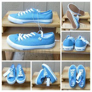 Blue Hurley‎ Ladies' Lace-Up Canvas Shoe